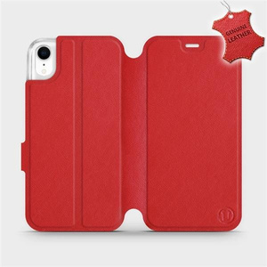 Phone Case Apple iPhone XR - Design Red Leather