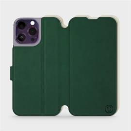Phone Case Apple iPhone 14 Pro Max - Design Green with Platinum