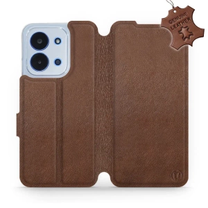 Phone Case Xiaomi Redmi 15C - Design Brown Leather