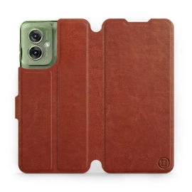 Phone Case Motorola Moto G55 5G - Design Brown&Gray