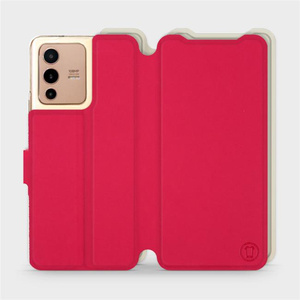 Phone Case Vivo V23 5G - Design Red with Platinum