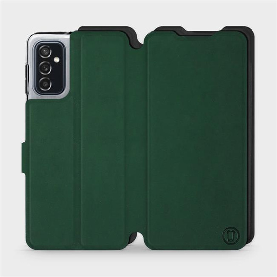 Etui Soft Touch do Samsung Galaxy M52 5G - wzór Miejska zieleń z czernią