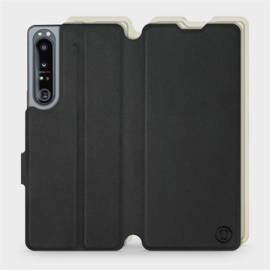 Phone Case Sony Xperia 1 IV - Design Black with Platinum