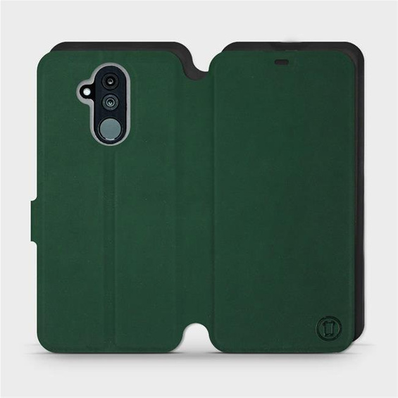 Etui Soft Touch do Huawei Mate 20 Lite - wzór Miejska zieleń z czernią