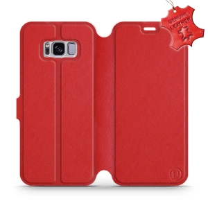Hülle für Samsung Galaxy S8 Plus - Farbe Red Leather