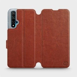 Phone Case Huawei Nova 5T - Design Brown&Orange