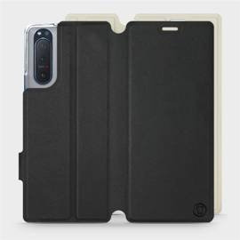 Phone Case Sony Xperia 5 II - Design Black with Platinum