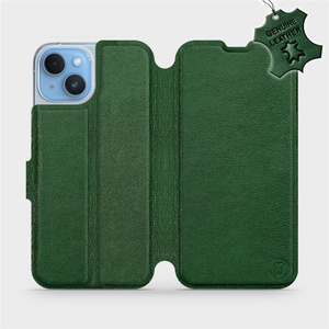 Phone Case Apple iPhone 14 - Design Green Leather