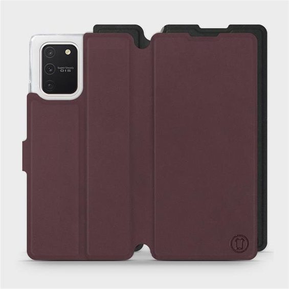 Phone Case Samsung Galaxy S10 Lite - Design Burgundy with Black