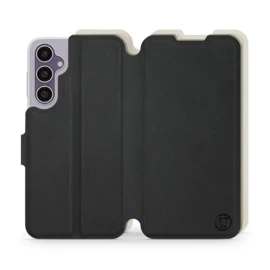 Phone Case Samsung Galaxy S23 FE - Design Black with Platinum