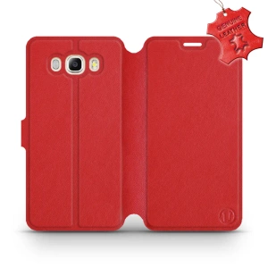 Hülle für Samsung Galaxy J7 2016 - Farbe Red Leather