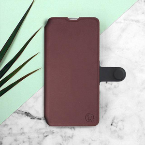 Phone Case Samsung Galaxy A51 - Design Burgundy with Black