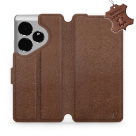 Phone Case Realme GT 6 - Design Brown Leather
