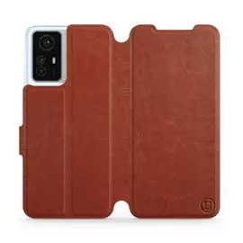 Phone Case Xiaomi Redmi Note 12S - Design Brown&Orange