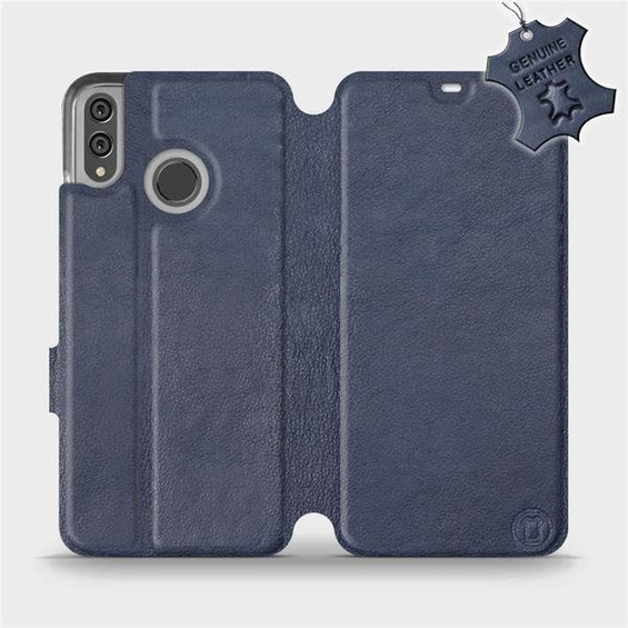 Phone Case Huawei Honor 8X - Design Blue Leather