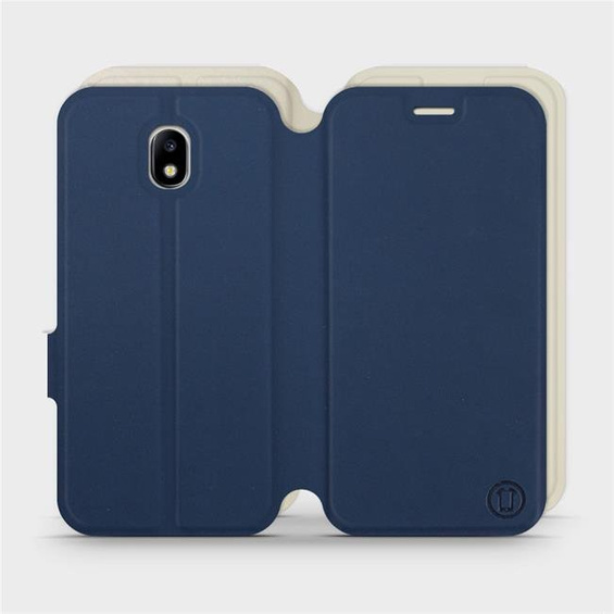 Phone Case Samsung Galaxy J5 2017 - Design Navy with Platinum