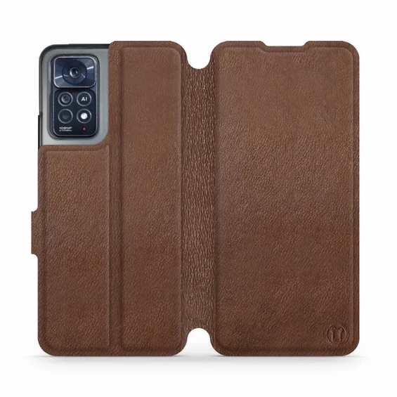 Phone Case Xiaomi Redmi Note 12 Pro 4G - Design Brown Leather