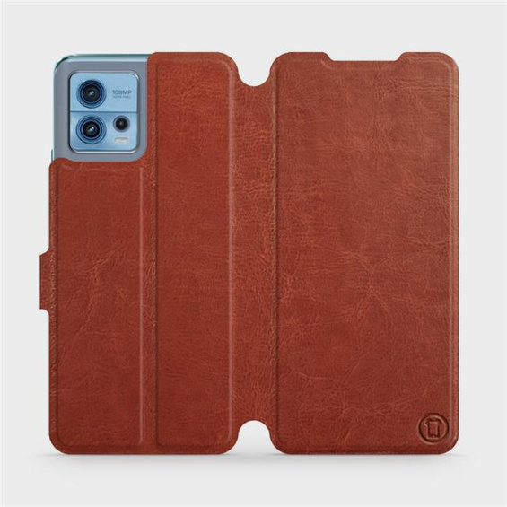 Etui do Motorola Moto G72 - wzór Brown&Orange