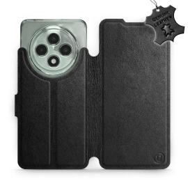 Phone Case OPPO Reno12 FS 5G - Design Black Leather