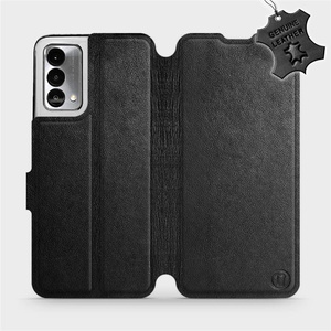 Phone Case Realme GT Master Edition - Design Black Leather