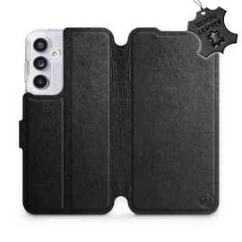 Hülle für Samsung Galaxy A55 5G - Farbe Black Leather