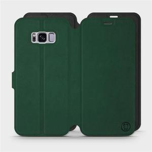 Hülle für Samsung Galaxy S8 - Farbe Grün mit Schwarz