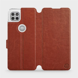 Phone Case Motorola Moto G 5G - Design Brown&Orange