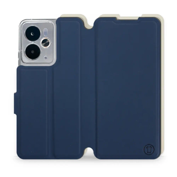Phone Case Realme 14 5G - Design Navy with Platinum