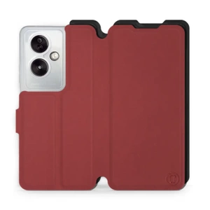 Phone Case OPPO A79 5G - Design Dark Red with Black