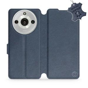Phone Case Realme 11 Pro - Design Blue Leather