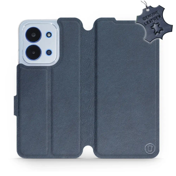 Hülle für Xiaomi Redmi 15C - Farbe Blue Leather