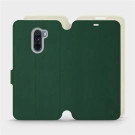 Hülle für Xiaomi Pocophone F1 - Farbe Grün mit Platin