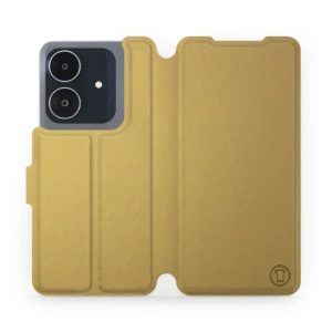 Phone Case Realme Note 60 - Design Gold&Orange