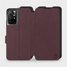 Phone Case Xiaomi Redmi Note 11S 5G - Design Burgundy with Black