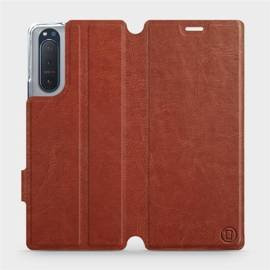 Phone Case Sony Xperia 5 II - Design Brown&Orange