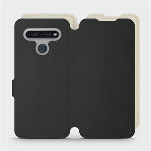 Phone Case LG K61 - Design Black with Platinum