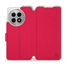 Hülle für OnePlus 13R - Farbe Rot mit Platin