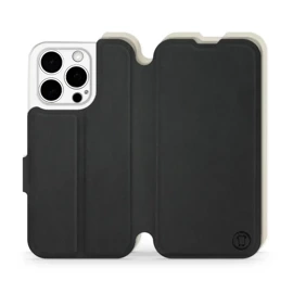 Hülle für Apple iPhone 15 Pro - Farbe Schwarz mit Platin