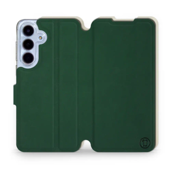 Phone Case Samsung Galaxy S25 FE 5G - Design Green with Platinum