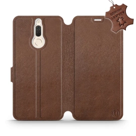 Phone Case Huawei Mate 10 Lite - Design Brown Leather