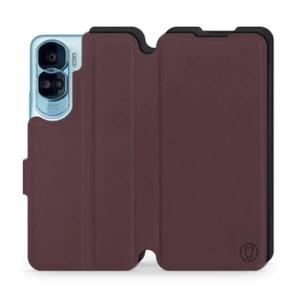 Phone Case Huawei Honor 90 Lite - Design Burgundy with Black