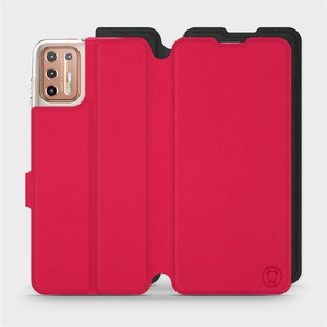 Phone Case Motorola Moto G9 Plus - Design Red with Black