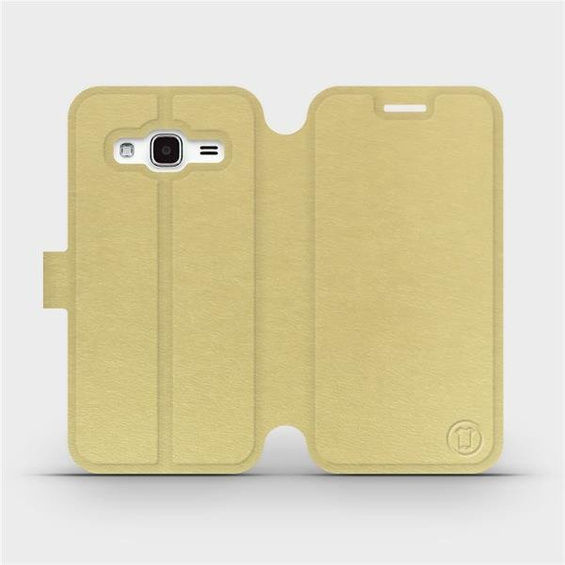Phone Case Samsung Galaxy J3 2016 - Design Gold&Orange