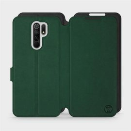 Phone Case Xiaomi Redmi 9 - Design Green with Black
