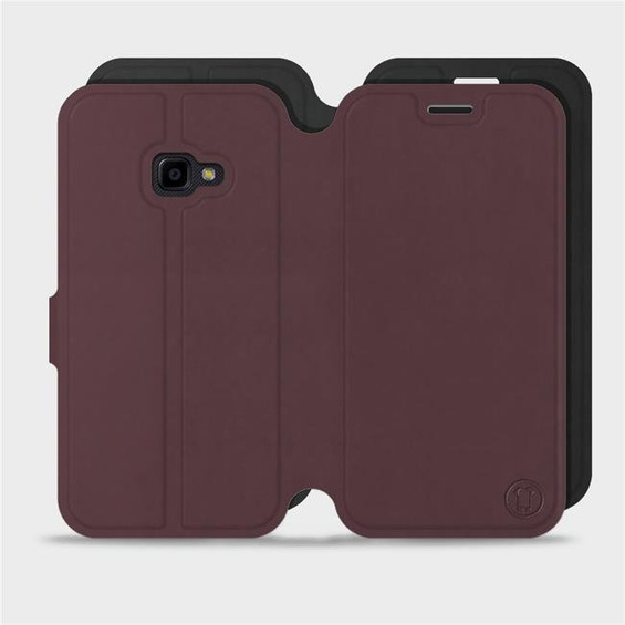 Phone Case Samsung Galaxy Xcover 4 - Design Burgundy with Black