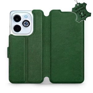 Phone Case Infinix Smart 8 - Design Green Leather