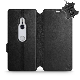 Phone Case Sony Xperia XZ3 - Design Black Leather