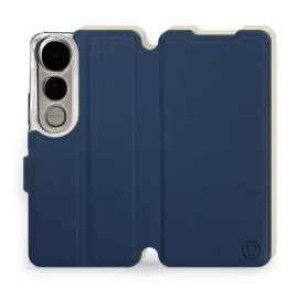 Phone Case Vivo V50 Lite - Design Navy with Platinum