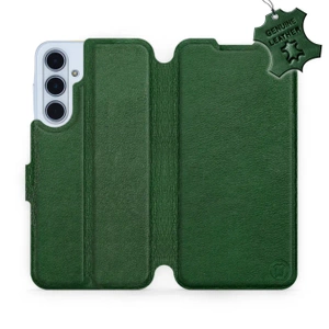 Phone Case Samsung Galaxy M35 5G - Design Green Leather