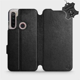 Phone Case Xiaomi Redmi Note 8 - Design Black Leather